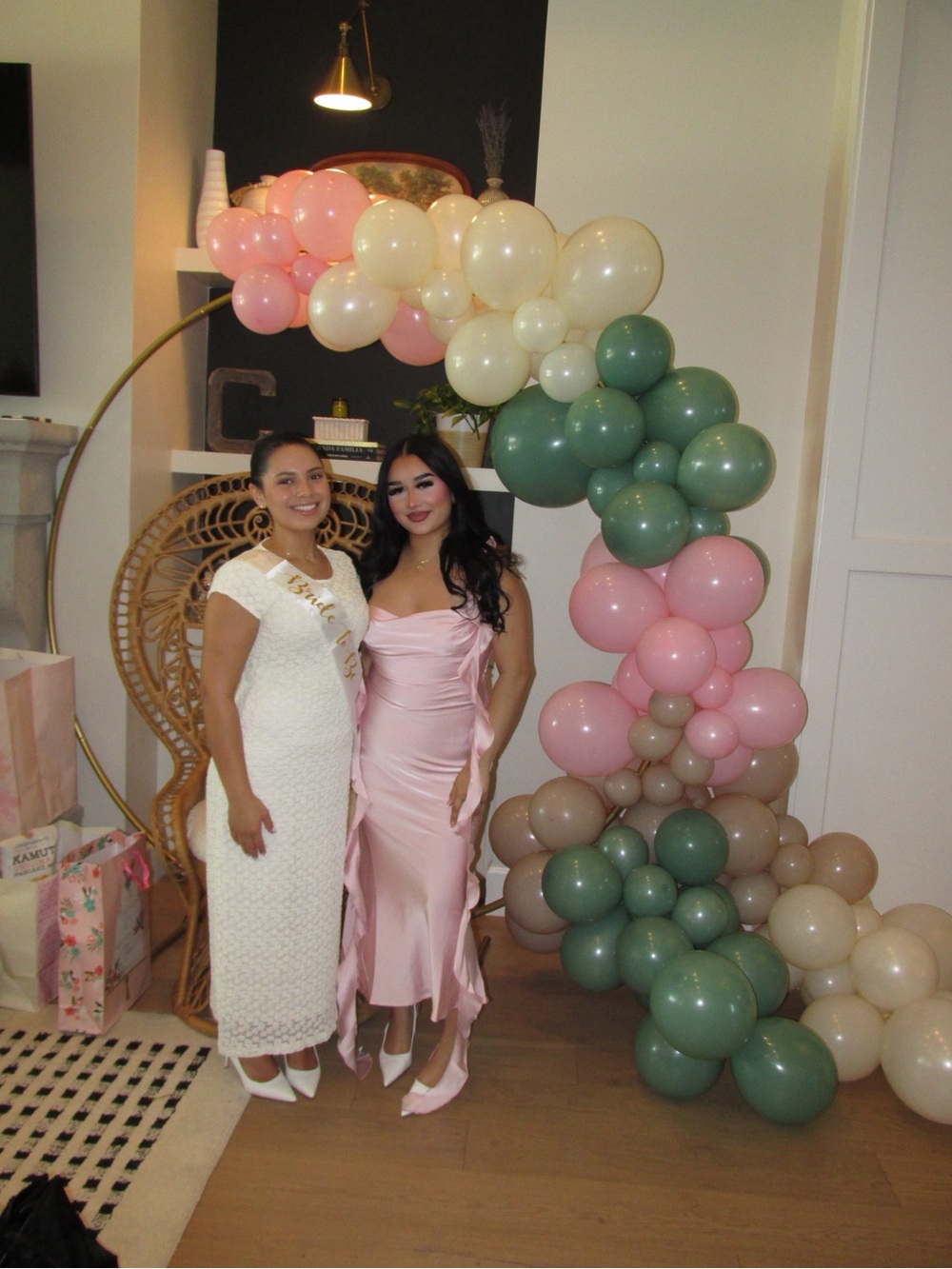 Pale Pink Ruffle-Trim Maxi Dress - Picture 3 of 4